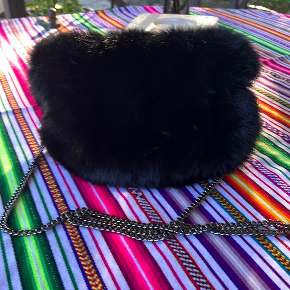 overlane Handbags - COPY - Crossbody rabbit fur